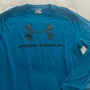 Teal Under Armour Long Sleeve Shirt